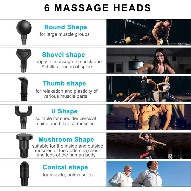 LCD Massage Gun for Pickleball Recovery